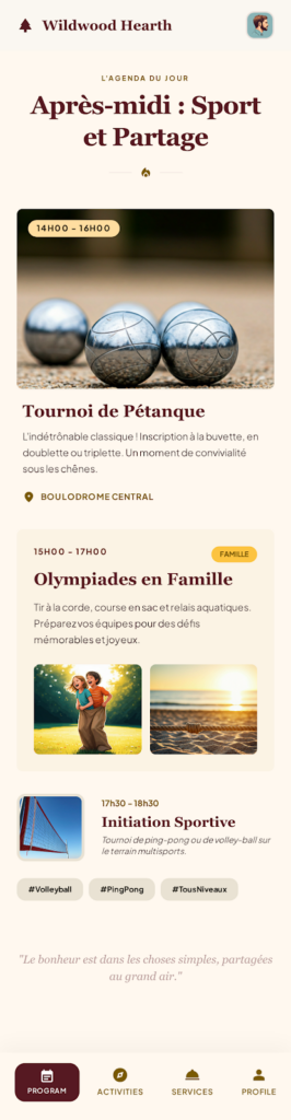 Nos divertissement, pour l'aprĂšs midi